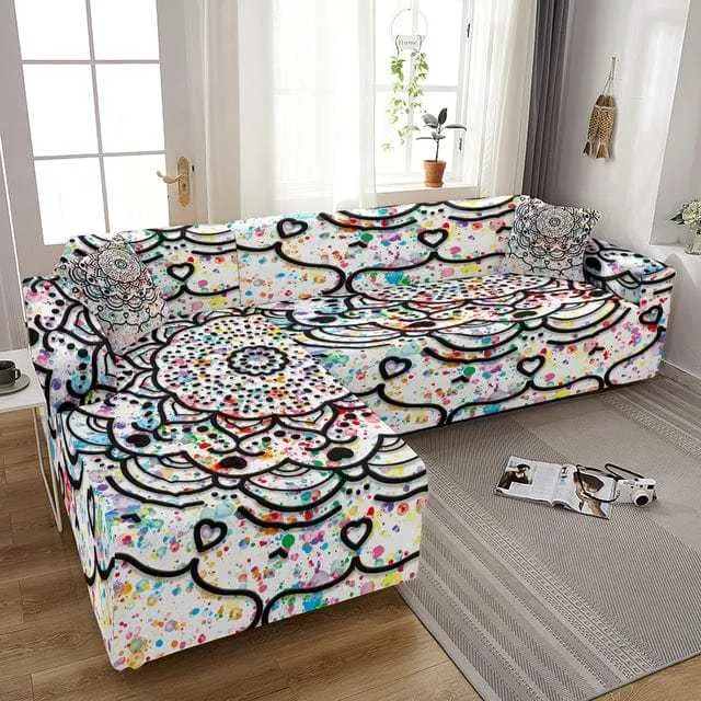Housse canapé d'angle MIELDOR