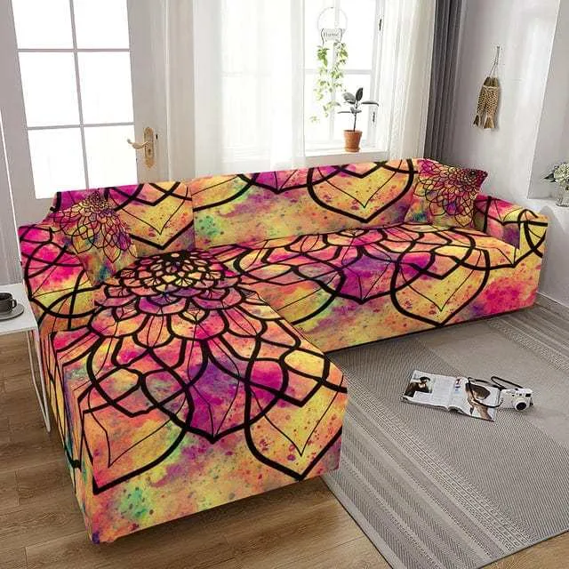 Housse canapé d'angle MIELDOR