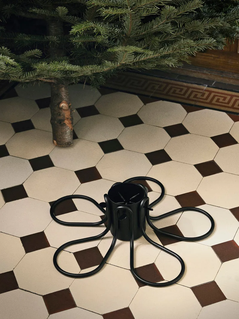 Flake Christmas Tree Stand - Black