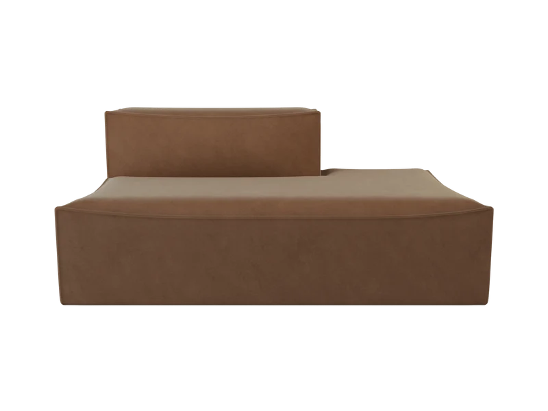 Catena Sofa Open End Right L301 - Rich Velvet - Soft Brown