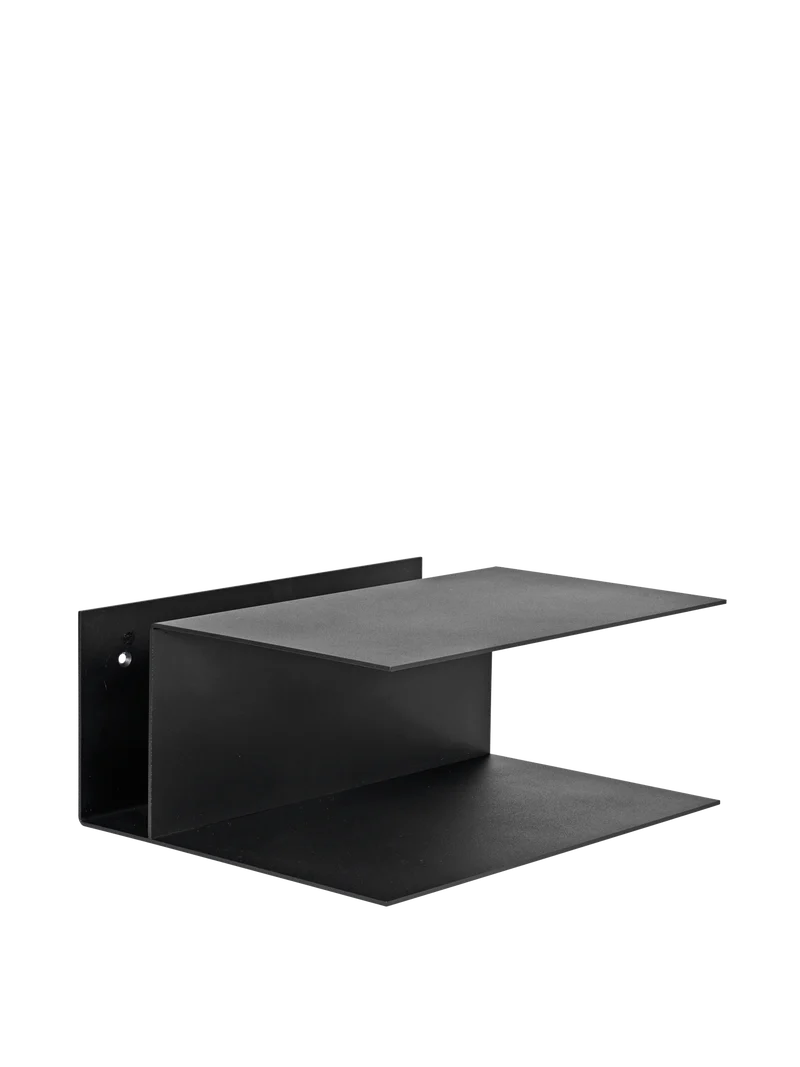 Lager Bedside Table - Black