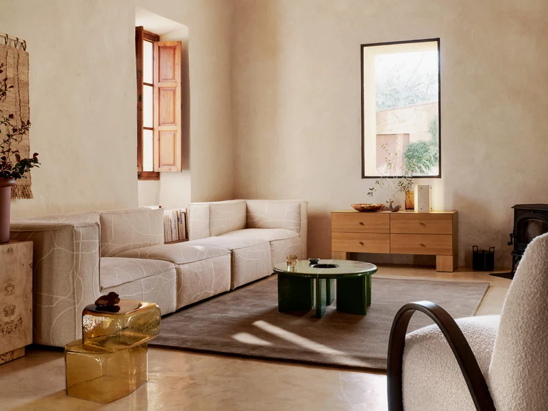 Catena Sofa Center S100 - Can Lis - Sand/Off-White