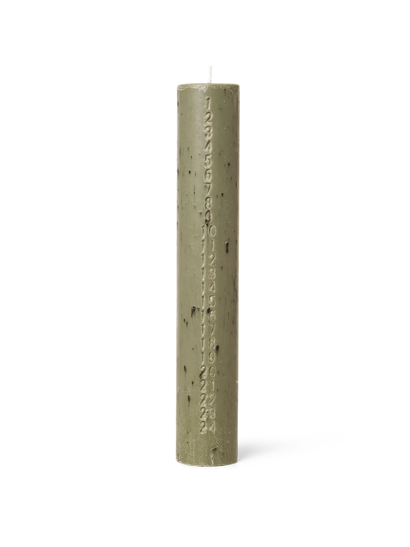 Mura Advent Candle - Artichoke Green