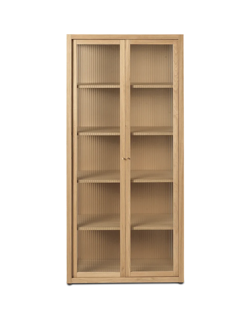 Reed Vitrine - Natural Oak