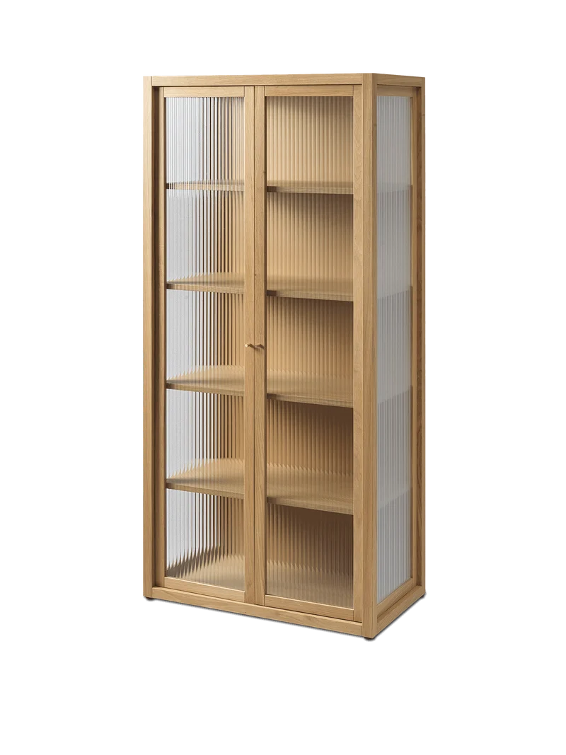 Reed Vitrine - Natural Oak