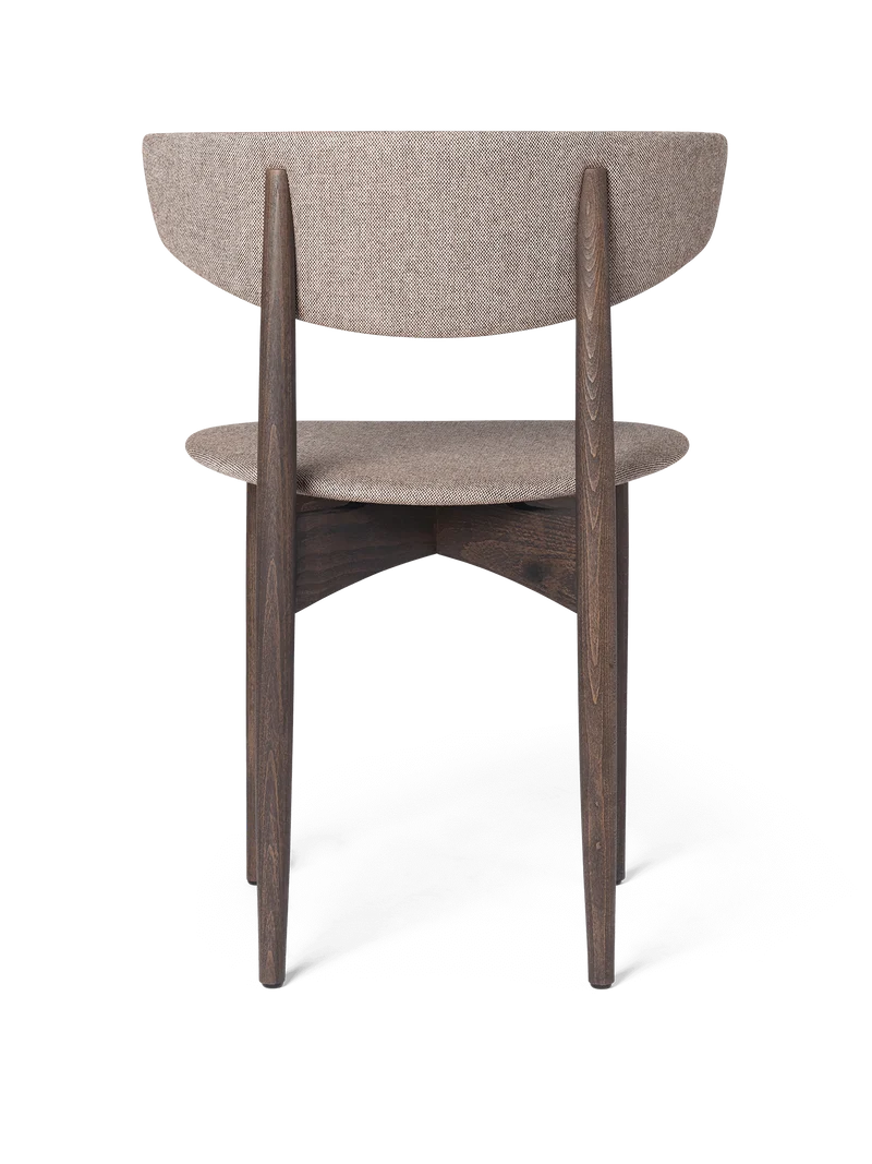 Herman Dining Chair - Upholstered - Main Line Flax - Dark Stained Beech/Coffee