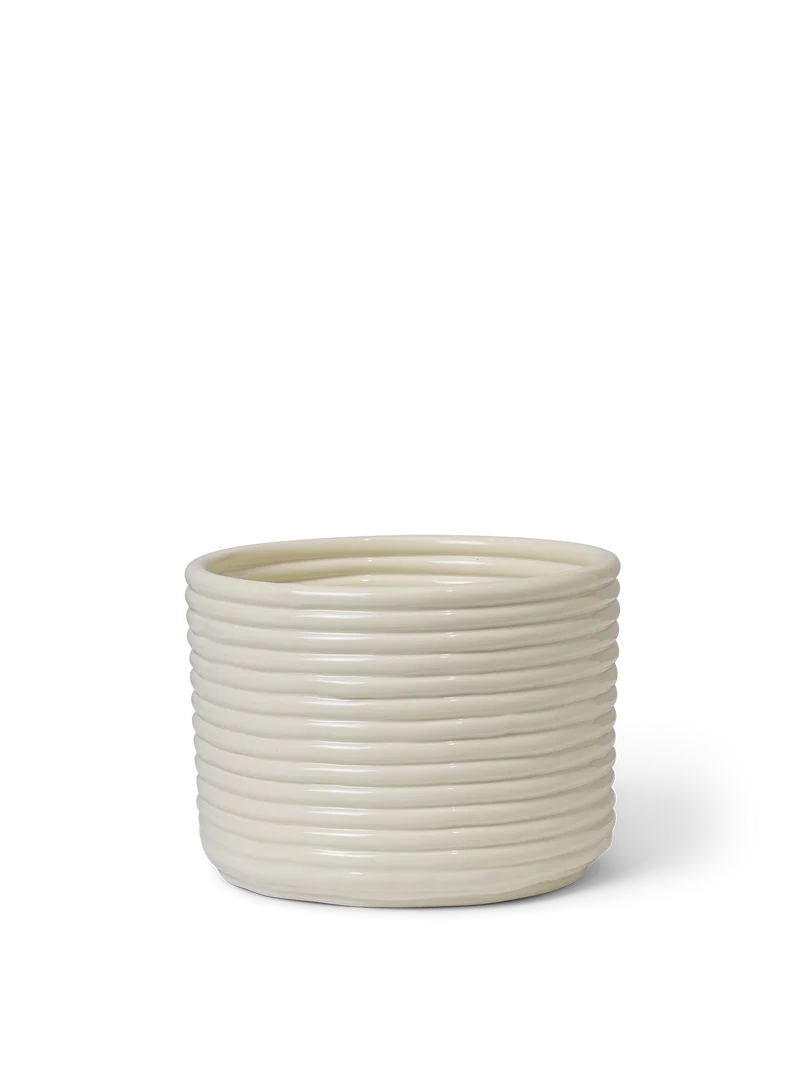 Corduroy Pot - Off-White