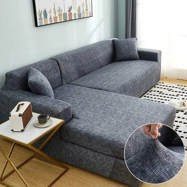 Housse canapé d'angle NEOONA, couverture intégrale pour mobilier