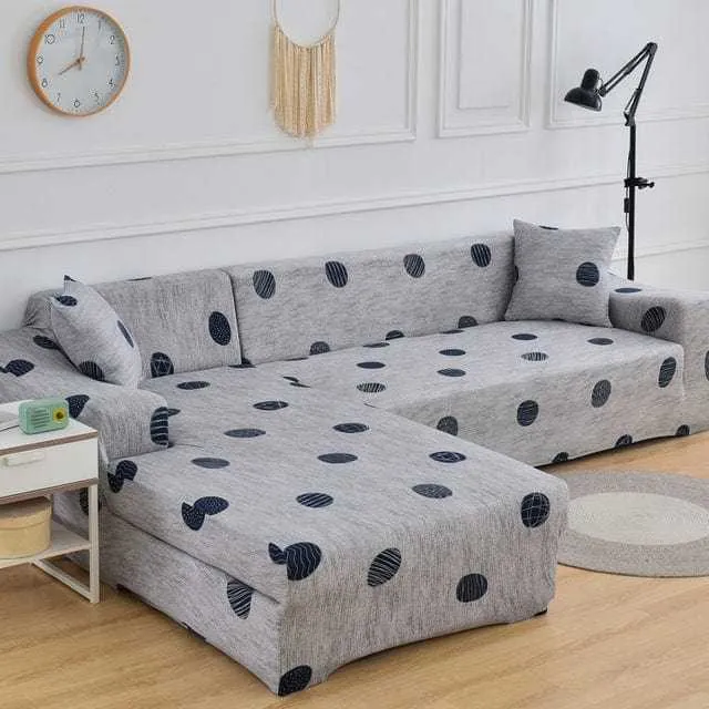 Housse canapé d'angle NEOONA, couverture intégrale pour mobilier