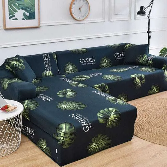 Housse canapé d'angle NEOONA, couverture intégrale pour mobilier