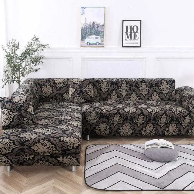 Housse canapé d'angle NEOONA, couverture intégrale pour mobilier