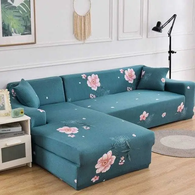 Housse canapé d'angle NEOONA, couverture intégrale pour mobilier