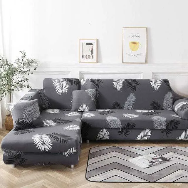 Housse canapé d'angle NEOONA, couverture intégrale pour mobilier