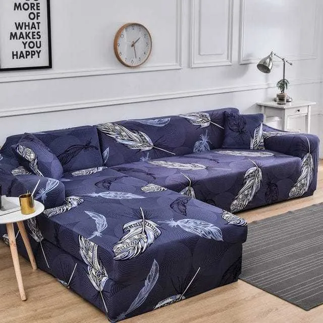 Housse canapé d'angle NEOONA, couverture intégrale pour mobilier