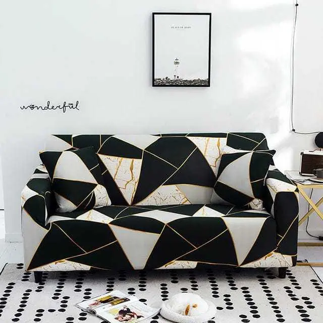 Housse canapé d'angle NEOONA, couverture intégrale pour mobilier