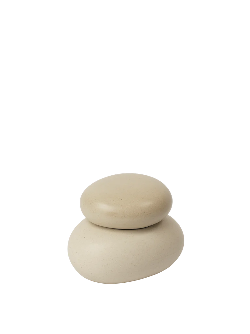Pebble Box - Small - Sand/Cream