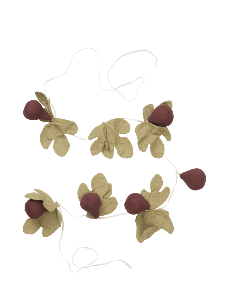Figs Garland - Mauve/Green