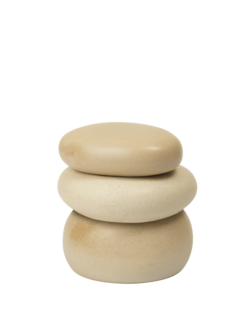 Pebble Box - Large - Sand/Cream