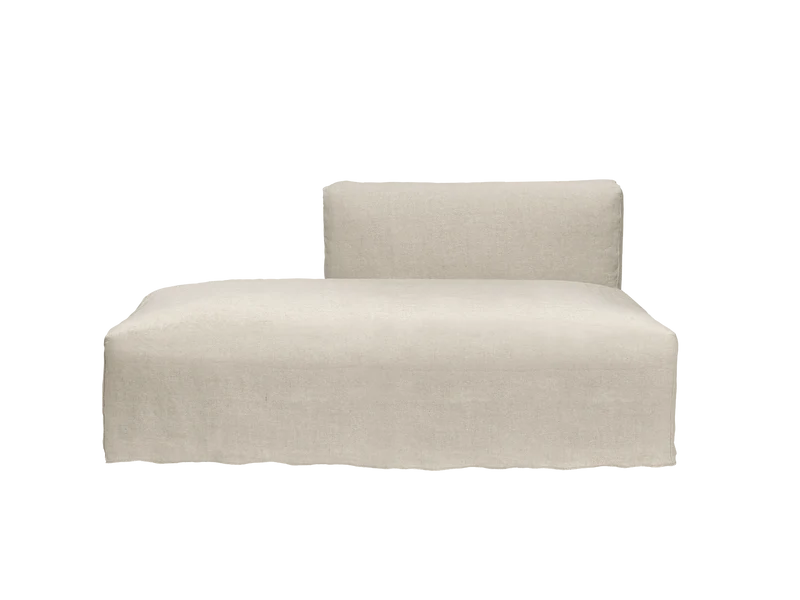 Catena Sofa Open End Left S300 - Loose Drape - Natural