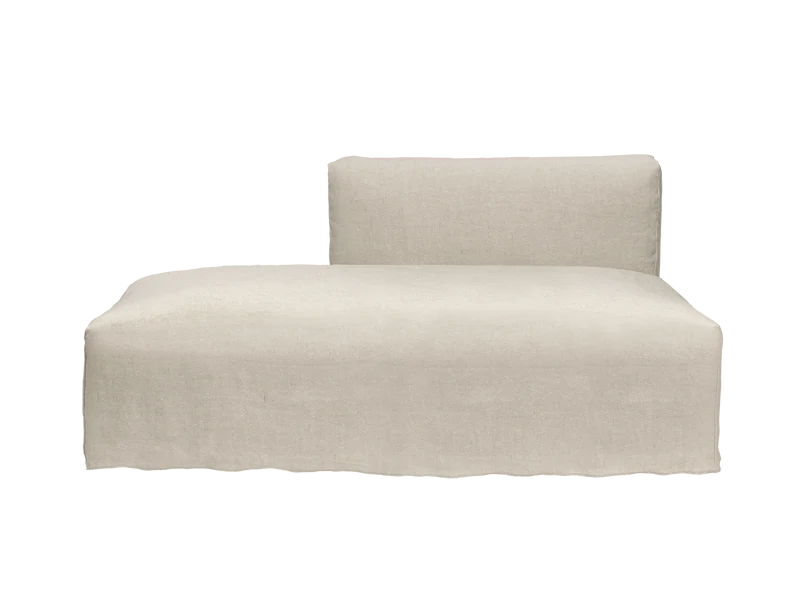 Catena Sofa Open End Left L300 - Loose Drape - Natural