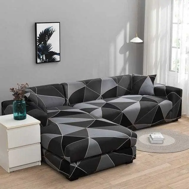 Housse canapé d'angle SOYAVEK