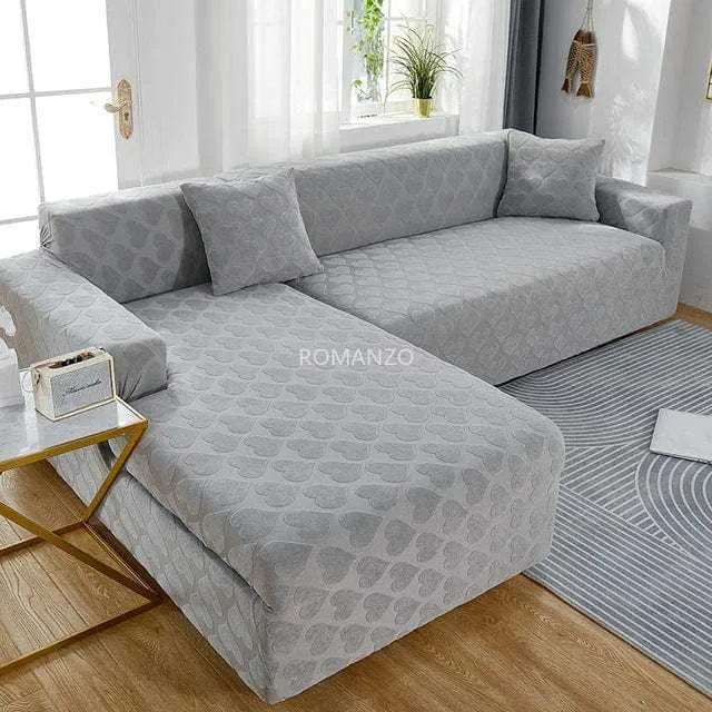 Housse canapé d'angle extensible KENZA