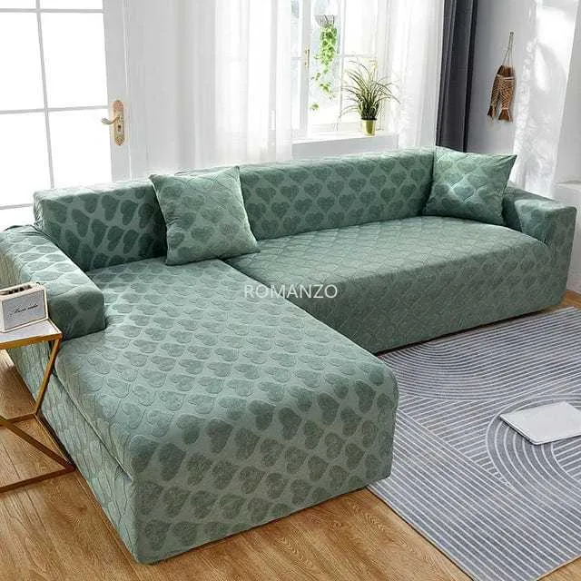 Housse canapé d'angle extensible KENZA