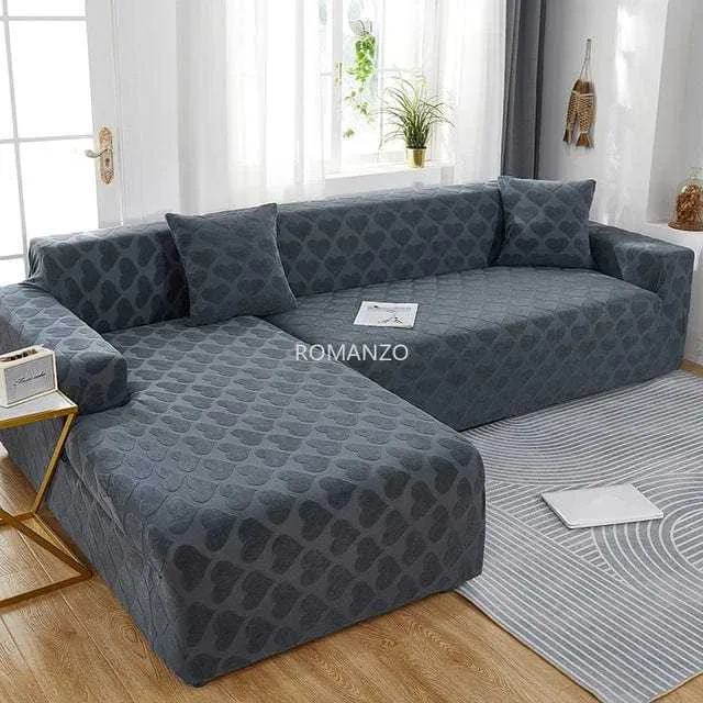 Housse canapé d'angle extensible KENZA