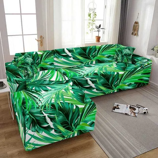 Housse canapé d'angle AMOZKA