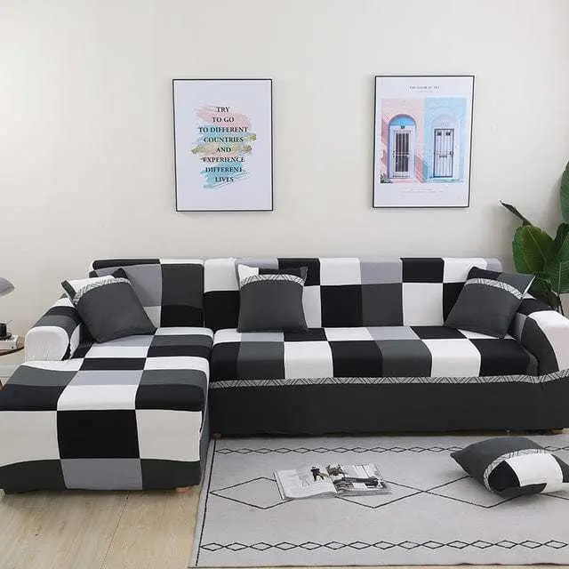 Housse canapé d'angle ROOMING