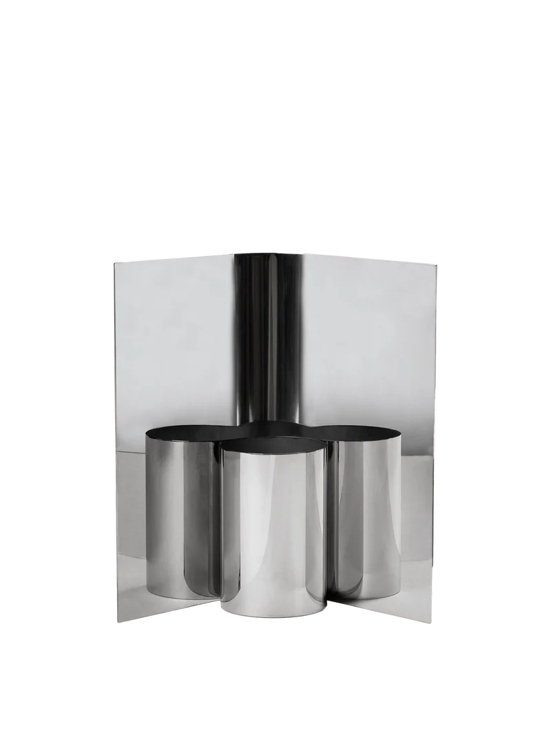 Eddy Vase - Mirror Polished