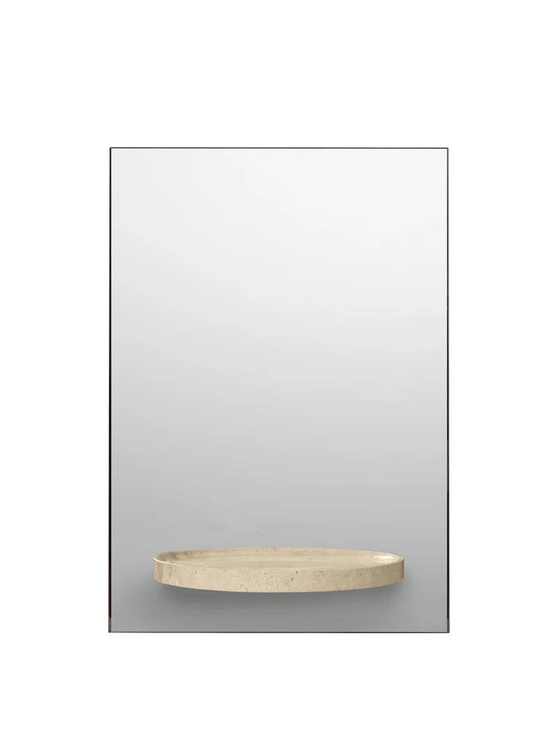 Symmetry Mirror - Travertine