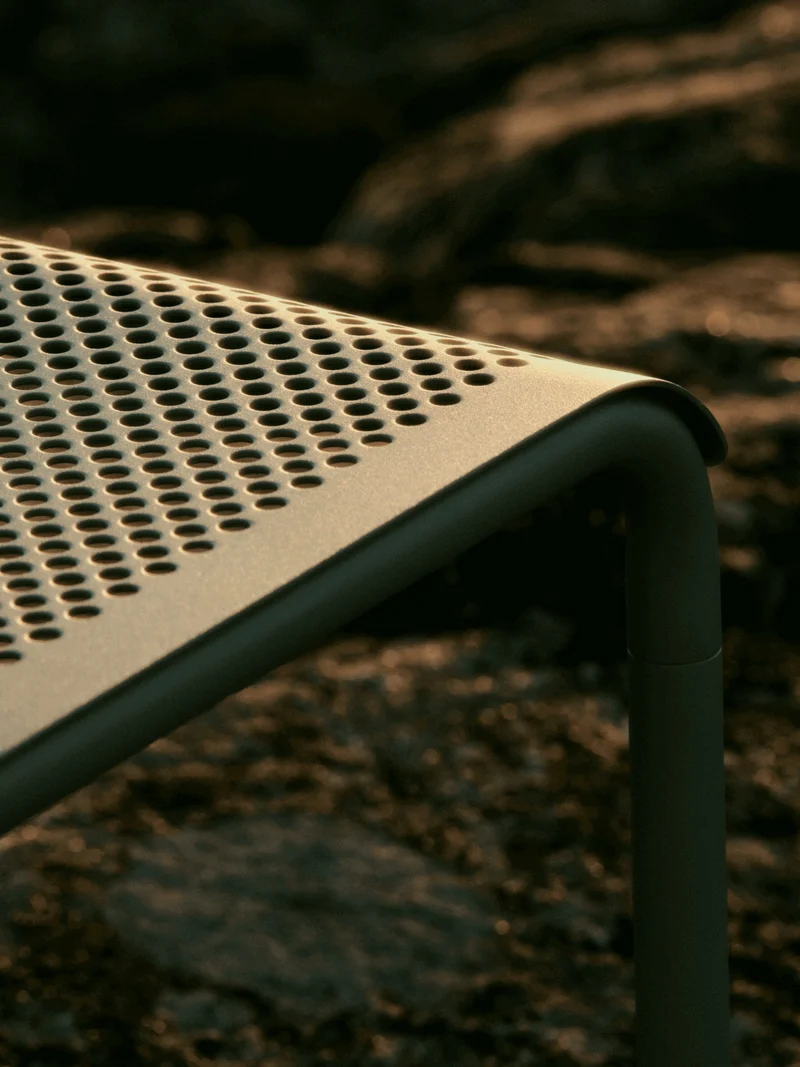 Dapple Bench - Tea Green