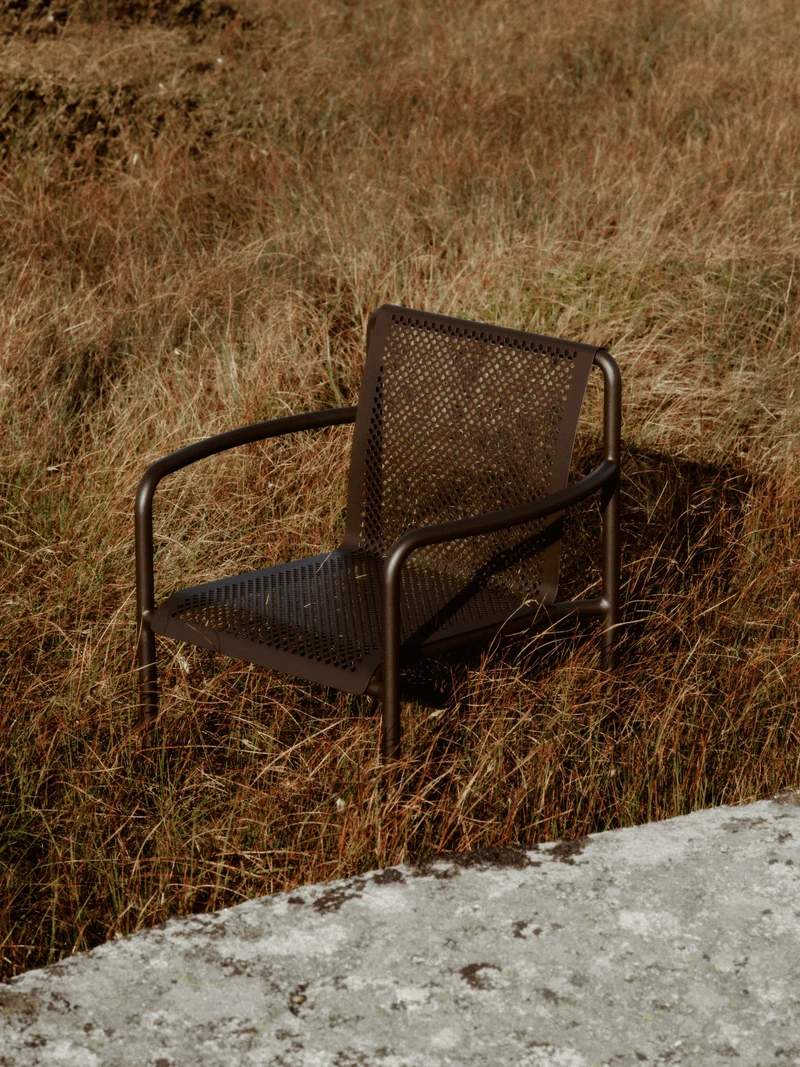 Dapple Chair with Arms - Dark Chocolate