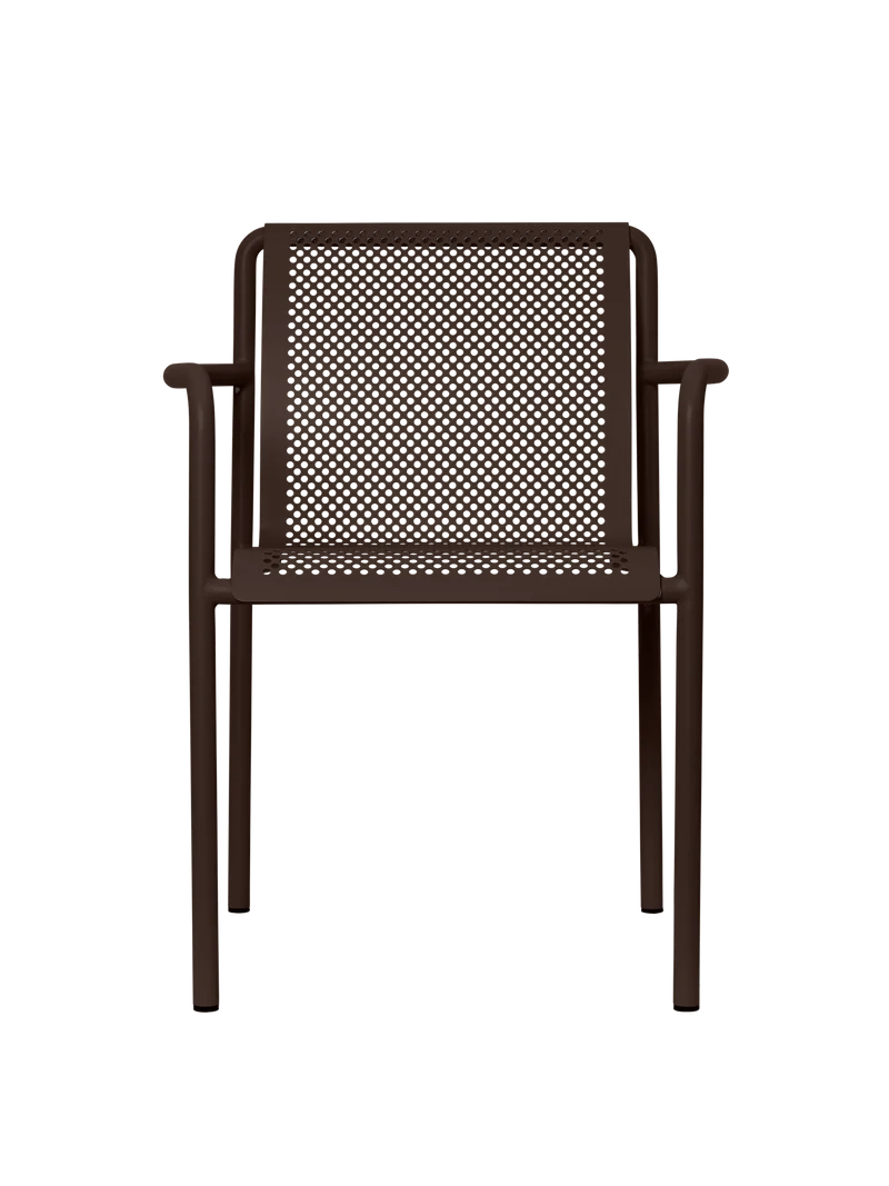 Dapple Chair with Arms - Dark Chocolate