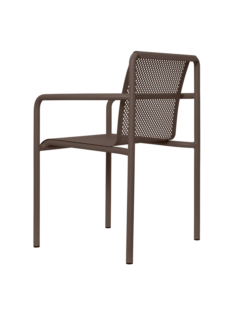 Dapple Chair with Arms - Dark Chocolate