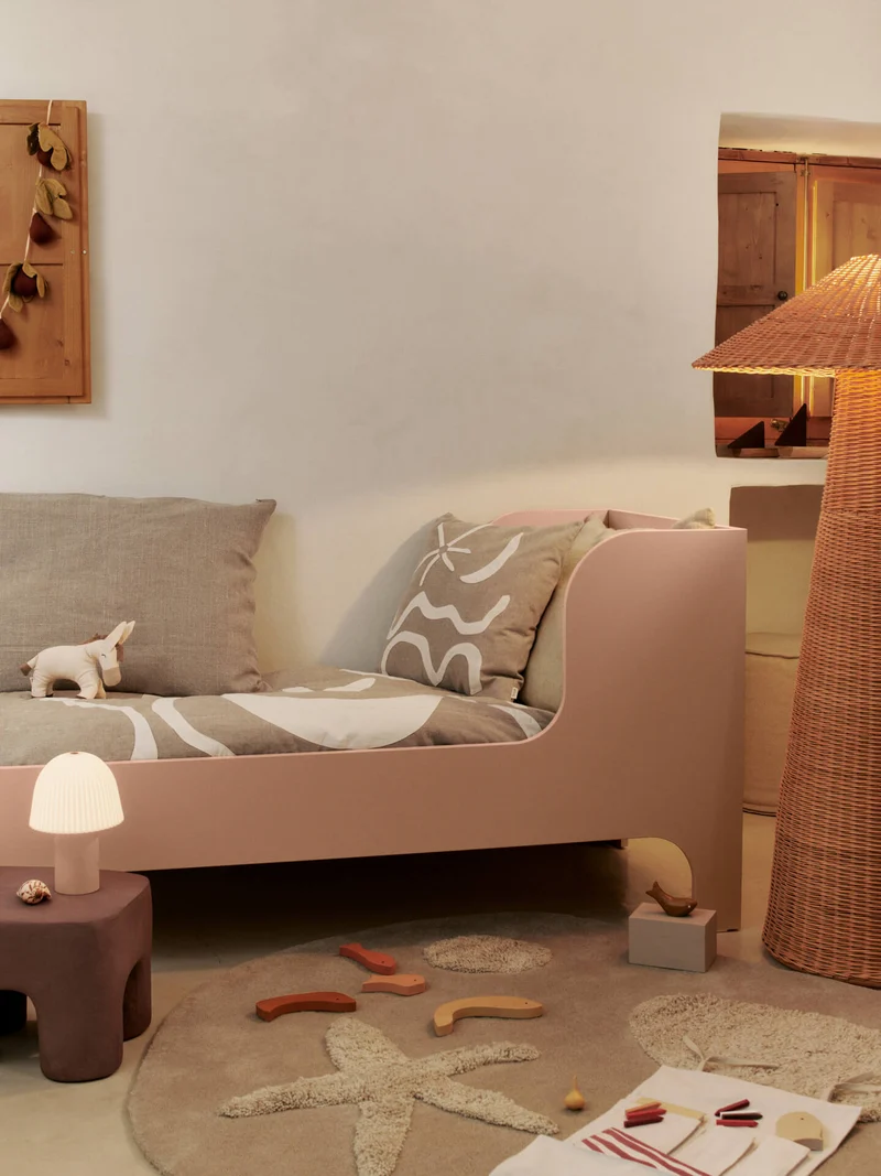 Kove Applique Cushion - Tan