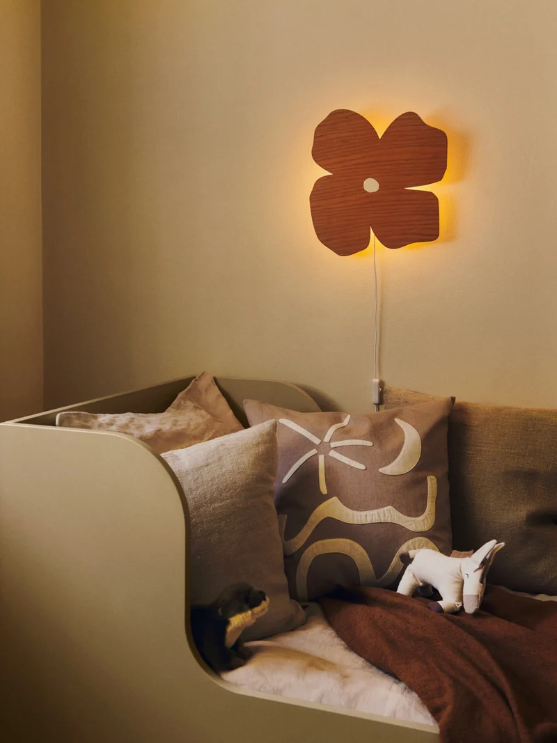 Kove Applique Cushion - Tan