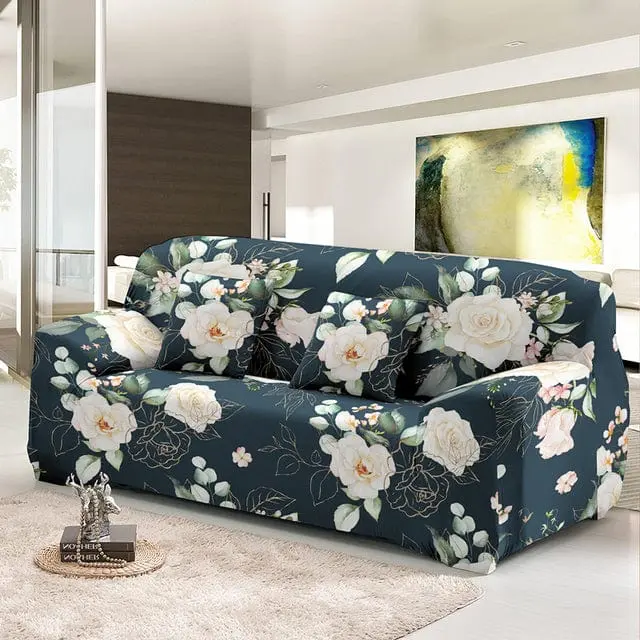 ROSYBUSH - Housse canapé extensible