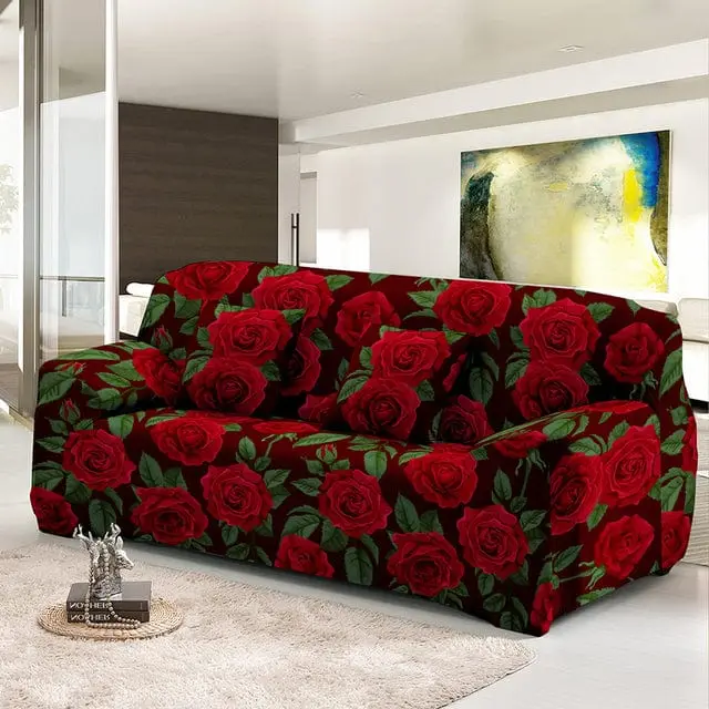 ROSYBUSH - Housse canapé extensible