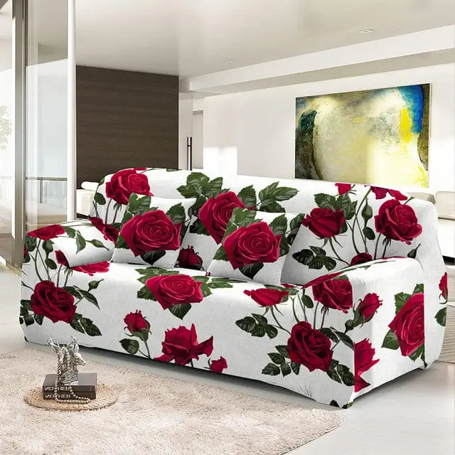 ROSYBUSH - Housse canapé extensible