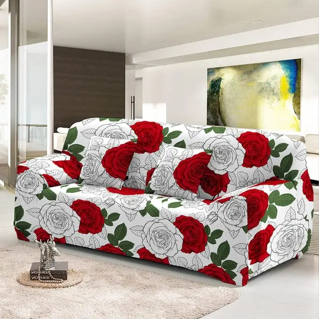 ROSYBUSH - Housse canapé extensible