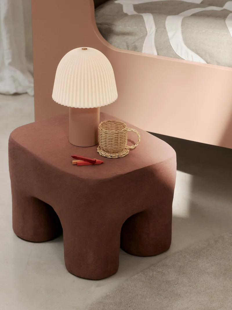 Frill Portable Lamp - Rose/White