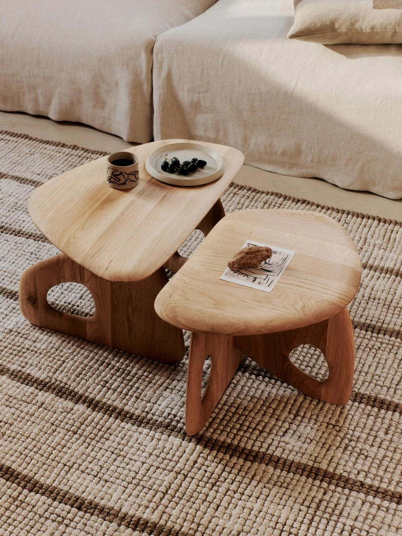 Oar Coffee Table - Large - Natural Oak
