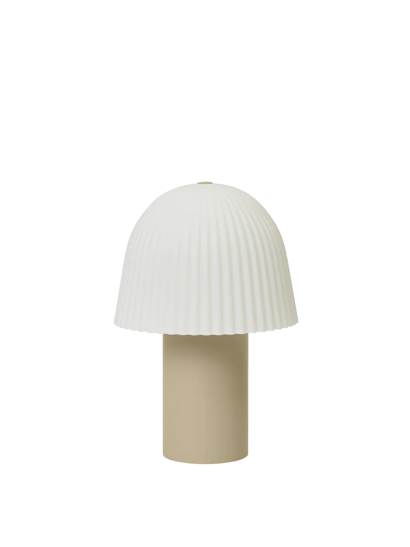Frill Portable Lamp - Cashmere/White