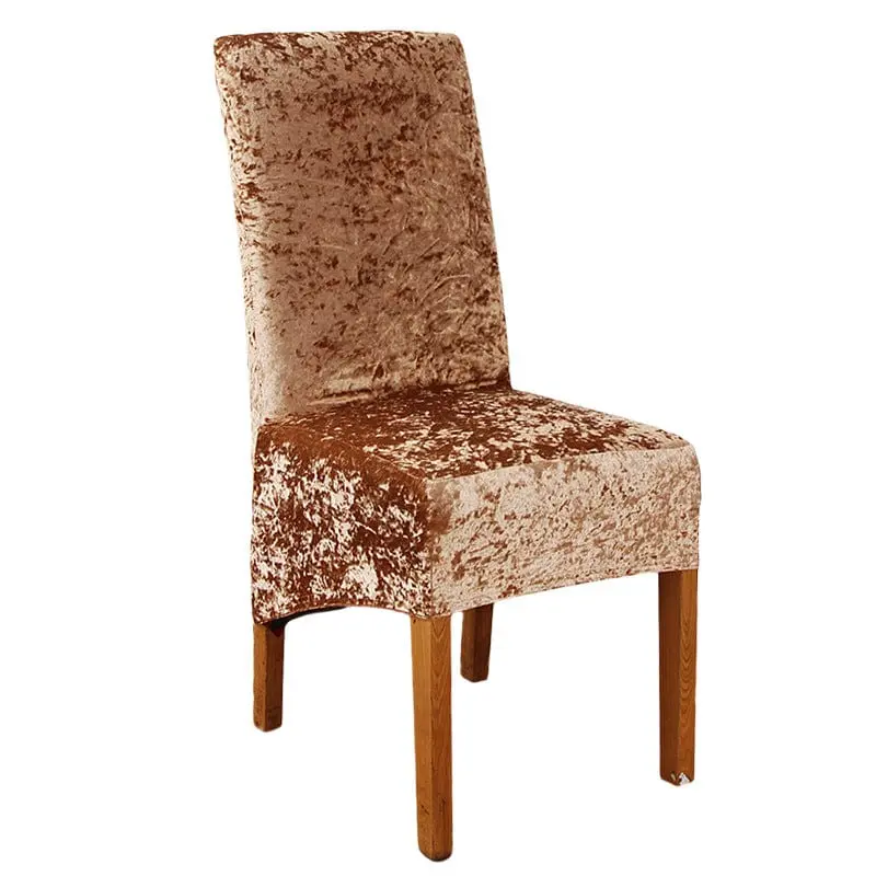 FLANELY - Housse de chaise longue en flanelle diamant doré velours