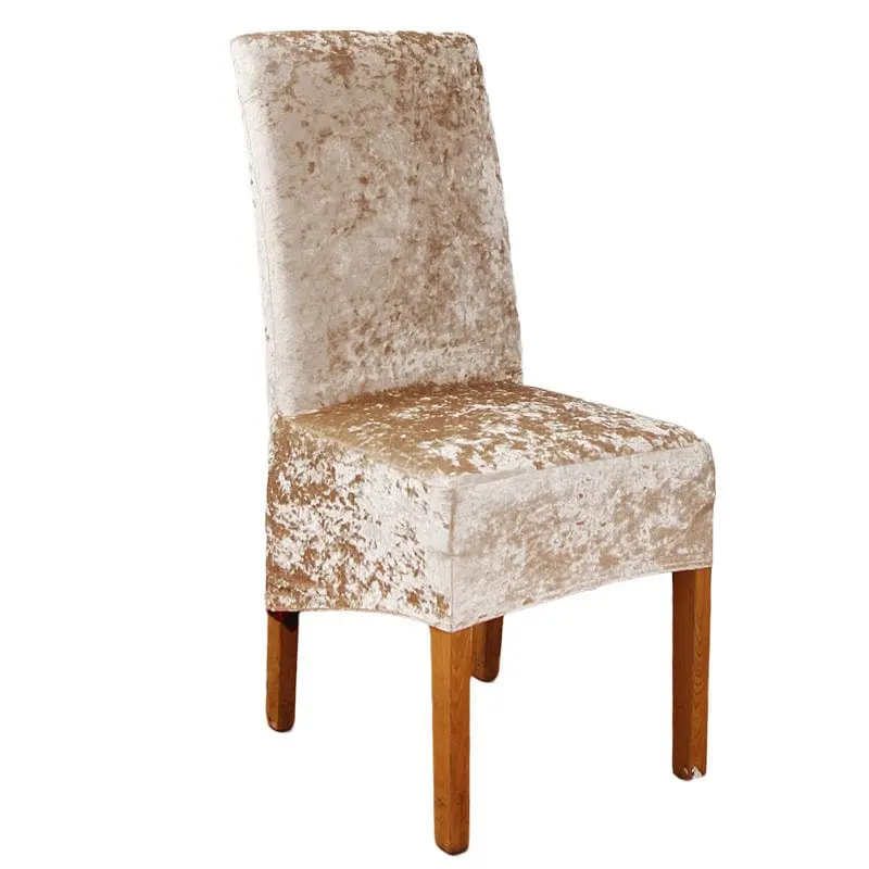 FLANELY - Housse de chaise longue en flanelle diamant doré velours