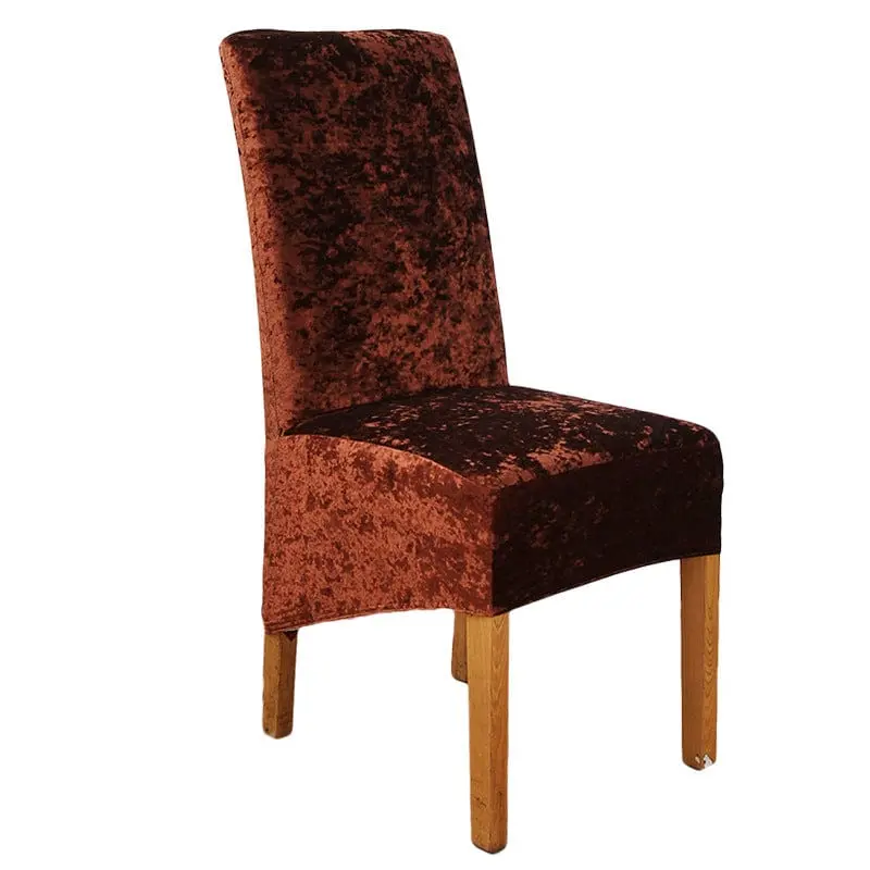 FLANELY - Housse de chaise longue en flanelle diamant doré velours