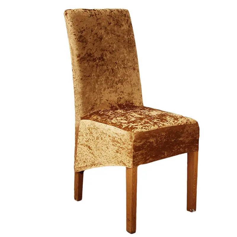 FLANELY - Housse de chaise longue en flanelle diamant doré velours