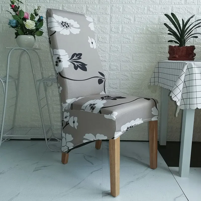 Housse chaise longue imprimé fleur BATOO